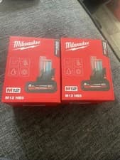 Image of Milwaukee M12 High Output HB5 12V 5.0 ah Li-Ion Battery - Red (4932480165) x 2