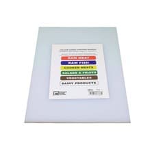 Image of Kitchen Chopping Board Professional Plastic Colour Coded Cutting Board Food Prep
