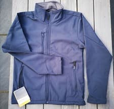 Image of Regatta Mens TRA678 ~ Softshell Navy Jacket ~ Wind Resistant ~ Size Small