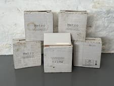 Image of 6 Boxes White Gloss Metro Wall Tiles Bevelled Ceramic Subway Kitchen Bathroom