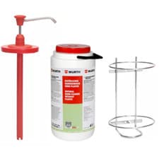 Image of Würth® Hand Cleaner Dispenser System 4000ml (4L) Soap & Bracket Included - 3pcs