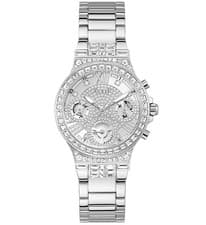 Image of Guess GW0320L1 Ladies Glam Silver Crystal Watch