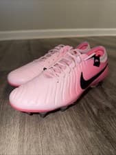 Image of Nike Tiempo Legend 10 Elite SG Pro AC Pink White Soccer Cleats Mens Size 7