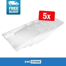Image of 5x 10" Paint Roller Tray Insert Liner DIY Decorating Durable Disposable Plastic