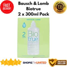 Image of Bausch & Lomb Biotrue Multi-Purpose Contact Lens Solution 2x300ml Twin Pack