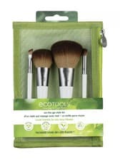 Image of EcoTools On The Go Style Brush Set 4 Piece Set  Dual Pocket Case Cruelty-Free