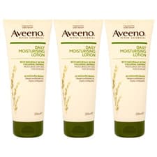 Image of Aveeno Daily Moisturising Lotion With Natural Colloidal Oatmeal 200ml - Pack 3