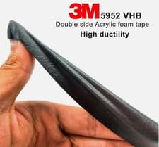 Image of 3M™ VHB™ STRONG Car Vehicle Double Sided Acrylic Adhesive Mounting Tape BLACK