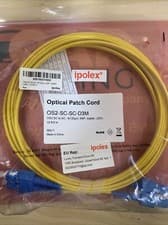 Image of OS2 SC to SC Duplex Fiber Patch Cable 3m10ft, 9/125 Fibre-Optic Polish LSZH,