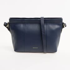 Image of Radley Ink Blue Cross Body Leather Bag