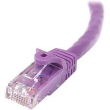 Image of Startech 7M Purple Cat5E Patch Cable With Snagless Rj45 Connectors Long Ethernet