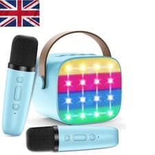 Image of Kids Karaoke Machine with Bluetooth & Fun Voice Effects – Hours of Musical Joy!