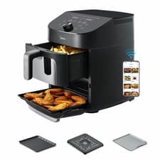 Image of Midea MAF112B0BPKW Two-zone 11L 1900W Air fryer - 'SEALED BOX'