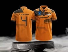 Image of F1 McLaren Lando Norris polo shirt New edition 2026 | F1 birthday Gift