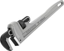 Image of DURATECH 10-Inch (250 Mm) Pipe Wrench, Heavy Duty Aluminum Straight Pipe Wrench,
