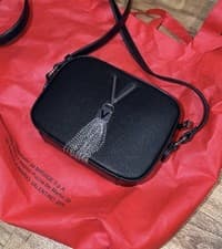 Image of VALENTINO BY MARIO VALENTINO BLACK CROSS BODY BAG - VBS1R409G - DIVINA 