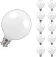 Image of Crompton Lamps LED G95 Globe 7W BC-B22d Bayonet | 10-Pack Multi Pack | Large