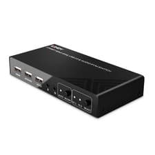 Image of Lindy 32809 KVM switch Black