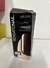 Image of SENSATIONAIL gel colour nail polish 2 weeks wear espresso bean