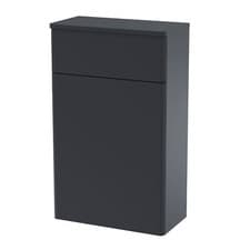 Image of Nuie Classique 500mm Back to Wall WC Unit Anthracite Modern Bathroom Toilet Unit