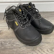 Image of CARGO Black Safety Boots Size UK 6 / EUR 39Footwear - Oil Resistant Sole
