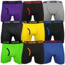 Image of Mens 6 Pack Location Boxer Shorts Trunks Gift Underwear Cotton Boxers Set S-6XL