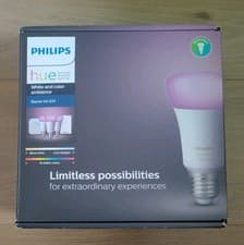 Image of Philips Hue White & Colour Ambiance Starter Kit E27 - Hub Swicth and bulbs x3