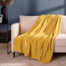 Image of OHS Flannel Fleece Blanket Large Winter Warm Throw Luxury Bedspread