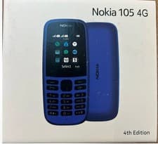 Image of Nokia 105 - Black Unlocked 4G Dual Sim Brand New, Cheapest