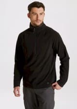 Image of Craghoppers Fleece Expert Corey 200 Half Zip Black Size Medium New