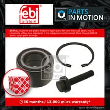 Image of Wheel Bearing Kit Front Left or Right 38863 Febi 2H0498627 2H0498627A Quality