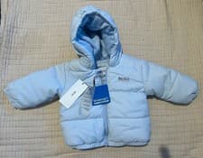 Image of Hugo Boss 6 months Baby Blue Puffer Jacket
