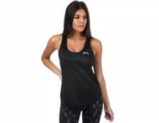 Image of Slazenger Womens Vest Nessa Vest TOP Jet Black BNWT free UK delivery RRP £25