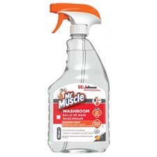 Image of Mr Muscle Washroom Cleaner 750ml 321537A Bathroom Cleaner Limescale Remover Spra
