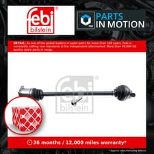 Image of Drive Shaft Front Right 180785 Febi Driveshaft 1K0407272KG 1K0407272NK Quality