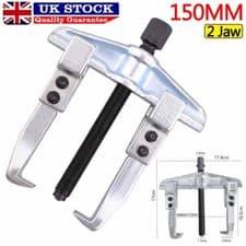 Image of 6" 150mm 2 Jaw Sliding Arm Gear Puller Wheel Hub Bearing Extractor Removal Tool