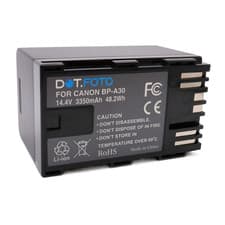 Image of Battery for Canon BP-A30 | EOS C70/C200/B C300 Mk II/PL/III/C500 Mk II/XF705