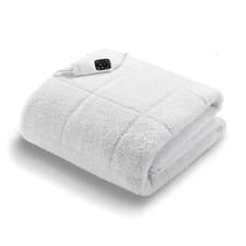 Image of Dreamland 16695 Heated Underblanket Scandi Double Bed Size Single Control White