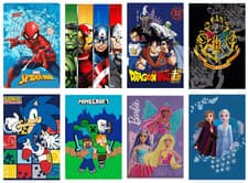 Image of Fleece Blanket Throws Kids Children Boys Girls Gift Super Soft Sofa Bed Throw