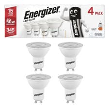 Image of Energizer GU10 LED Bulbs 4.2W 4000K Cool White 345lm S15161 – Box of 4