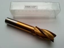 Image of 4 flute End Mill TiN coated - Imperial Sizes