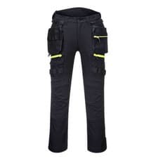 Image of PORTWEST Women's Hi Vis Detachable Holster Pocket Trouser 4 Way Stretch Kneepads