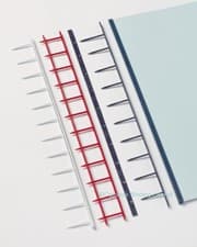 Image of GBC Velobind Surebind Strips Binders A4 Spine Black White Navy Red Green Maroon