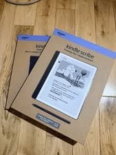 Image of Amazon Kindle Scribe Premium Pen 32GB, Tungsten Grey, 2024 Edition + Extras