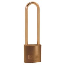 Image of Kasp K12030L70BD Brass Padlock - 30x70 mm - High Brass Shackle - Non-Sparking