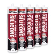 Image of Soudal Silicone Sealant Trade Multi Purpose Silicone Bulk
