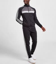 Image of adidas Badge of Sport Colour Block Fleece Tracksuit Men’s Size Large