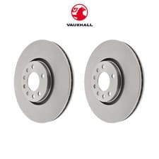 Image of GENUINE VAUXHALL Front Brake Disc Set Fits ZAFIRA B 1.7 08-14 Opel Saab 9184405