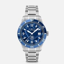 Image of Watch Montblanc Iced Sea Automatic Date  129369 Steel Blue 41mm Diver Gent