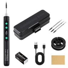 Image of Cordless Soldering Iron DIY Crafts Tool Heat-resistant Handle Safety Features